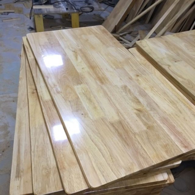 Mặt bàn dài 95cm rộng 15cm,20cm,25cm,30cm,... gỗ thịt , mặt bàn gỗ cao su phun bóng 2 mặt hàng loại 1 đẹp
