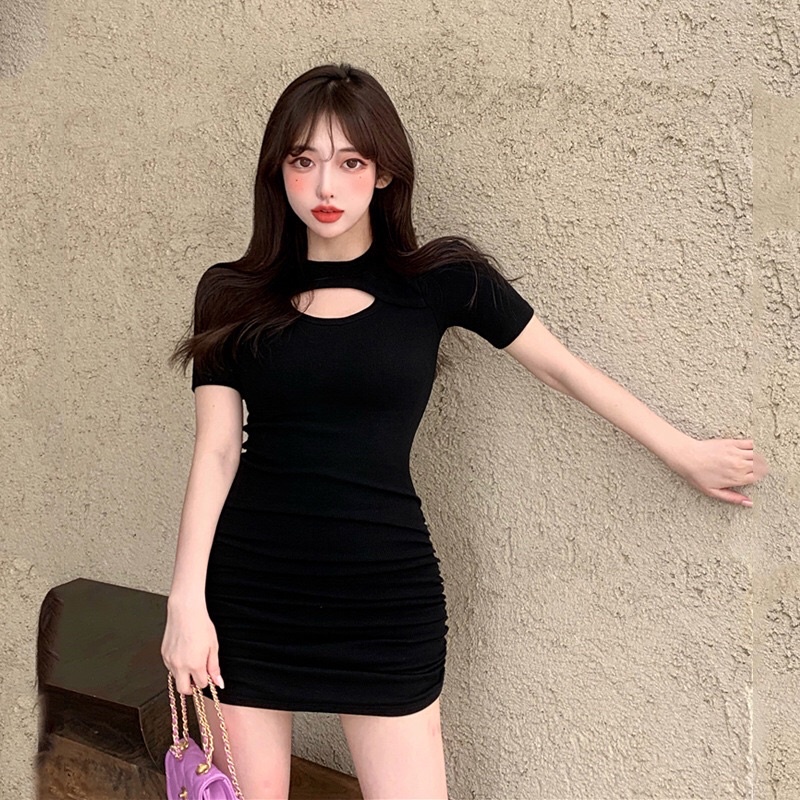 Váy ngắn body sexy khoét ngực | BigBuy360 - bigbuy360.vn