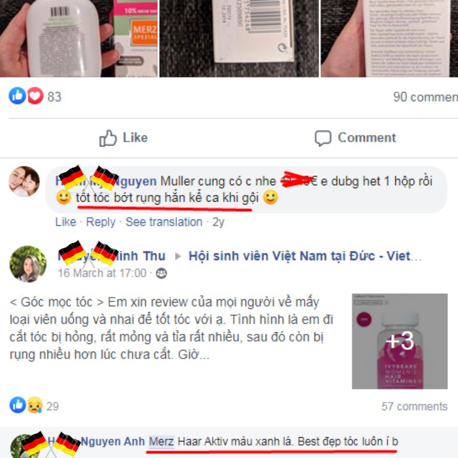 Dưỡng mọc tóc Merz Spezial dùng được cho mẹ sau sinh | BigBuy360 - bigbuy360.vn