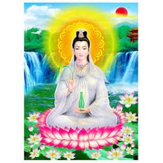 Tranh đính đá Phật Quan Âm VS472 (70x53) chưa đính