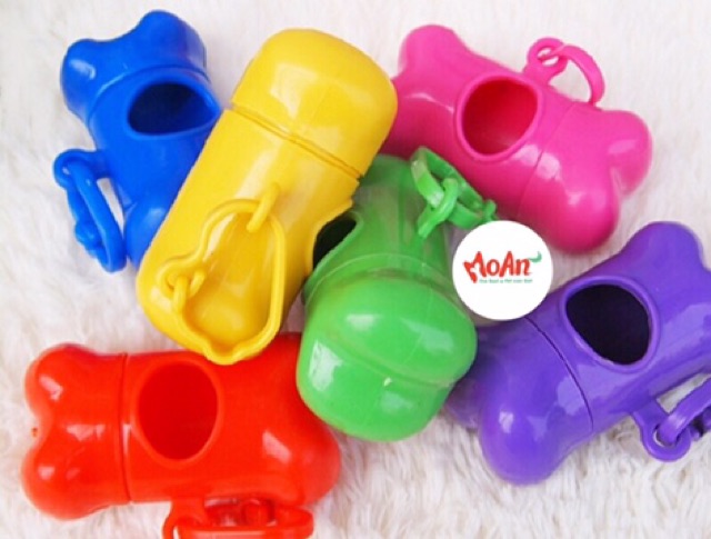 Set Hộp + 2 cuộn nylon 40 túi vệ sinh tiện lợi