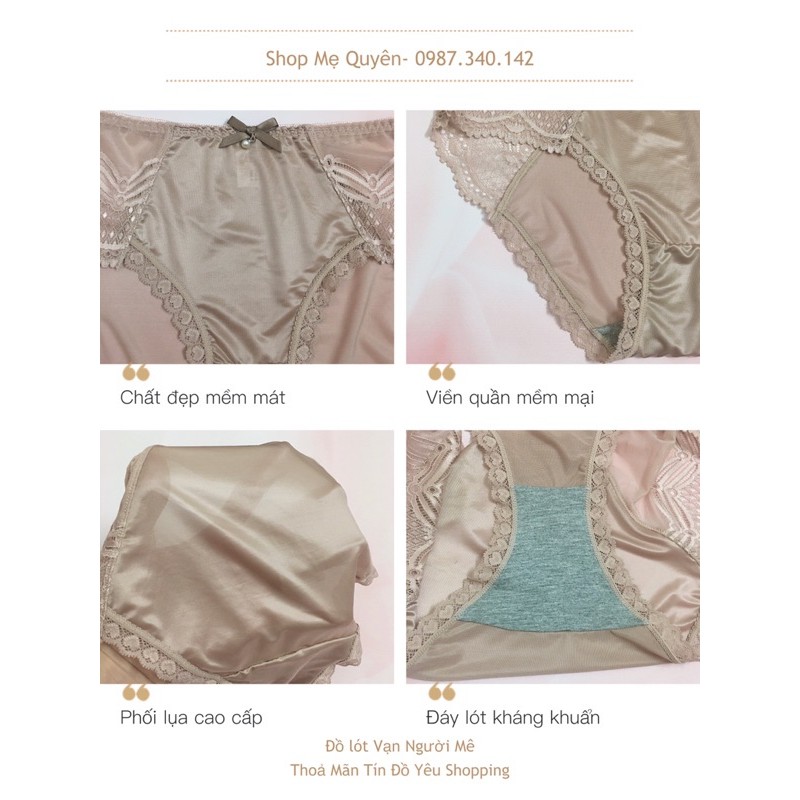 Siêu phẩm quần lót ren lụa cao cấp