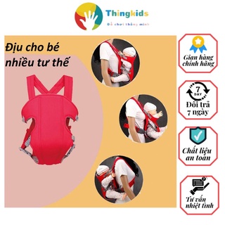 Địu 4 tư thế cho bé hàng Việt Nam - Thingkids