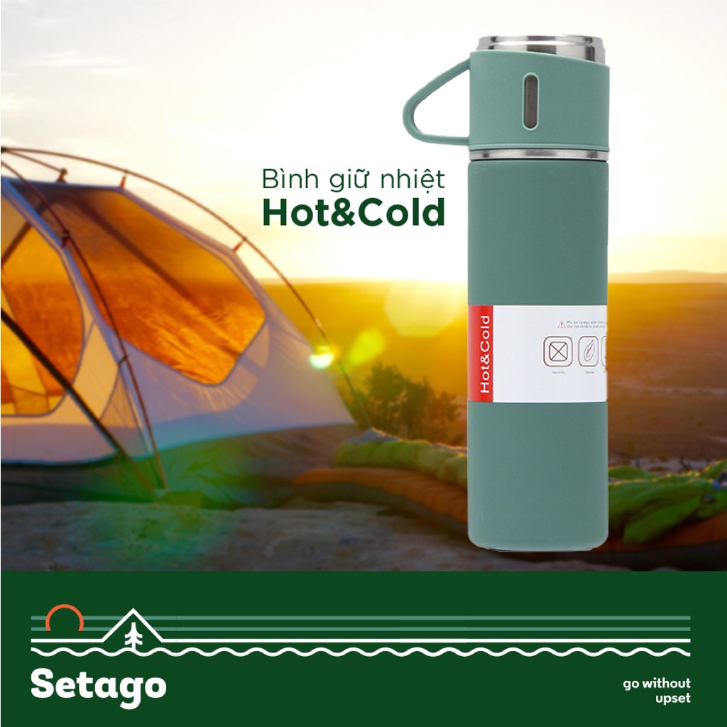 BÌNH SIÊU GIỮ NHIỆT 24H 𝗛𝗢𝗧&𝗖𝗢𝗟𝗗 - Tối ưu cho việc giữ nhiệt, đảm bảo giữ nóng liên tục, giữ đá không tan 24h