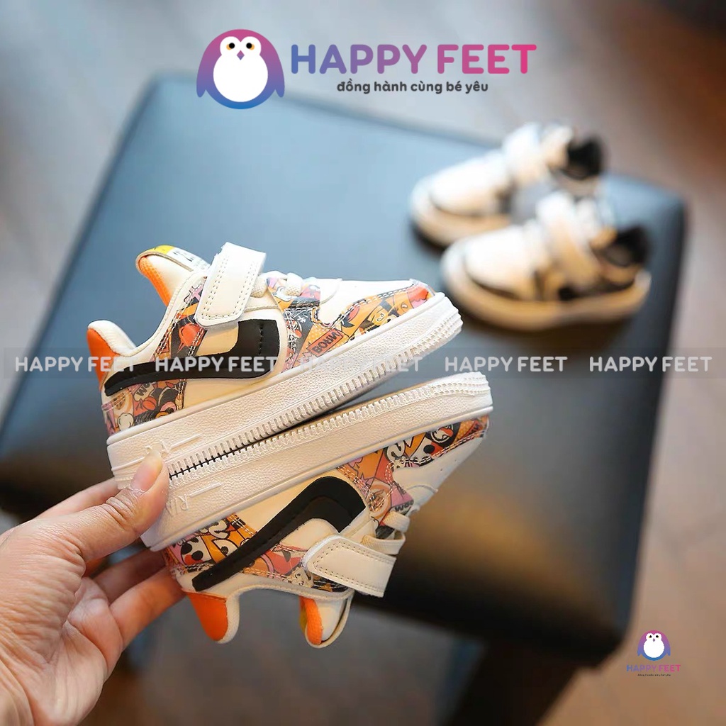 Giầy thể thao đế mềm trẻ em Happy Feet cho bé trai bé gái từ 2-5 tuổi- No689