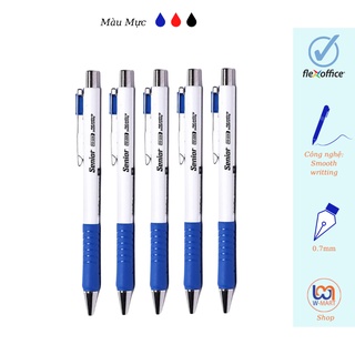 Combo 20 bút bi thiên long Flexoffice FO-026 mực xanh