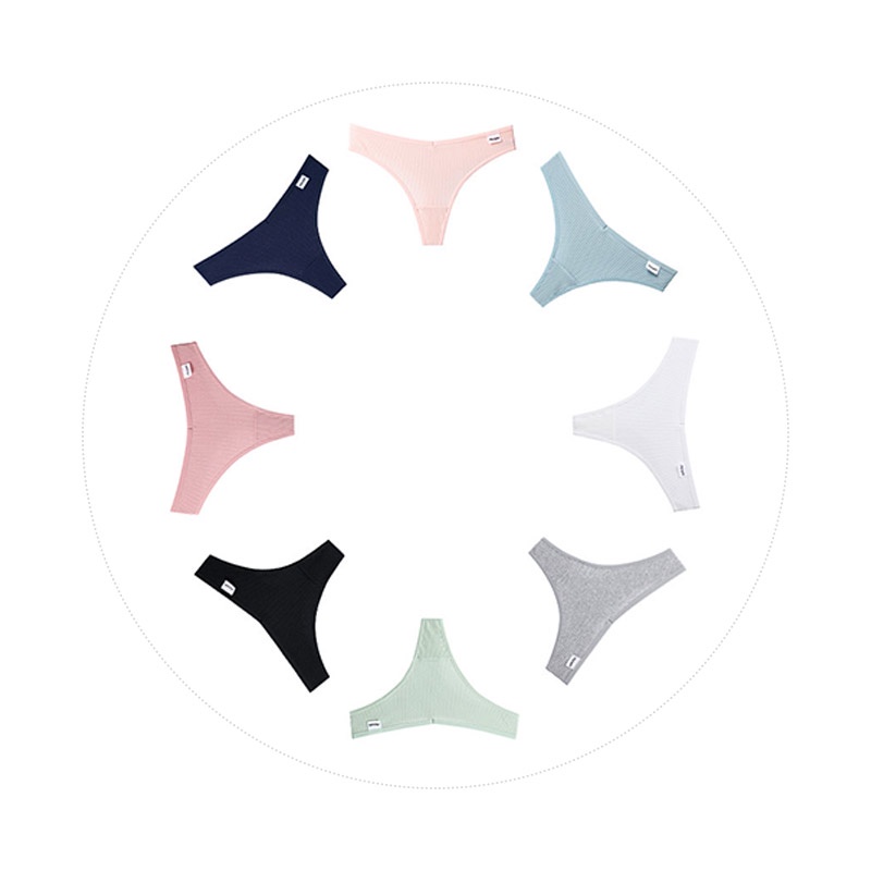 Set 4 Quần Lót Cotton 8 Màu Sắc Đa Dạng Cho Nữ