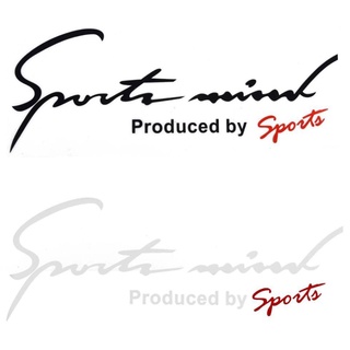 Tem trang trí ô tô sport mind