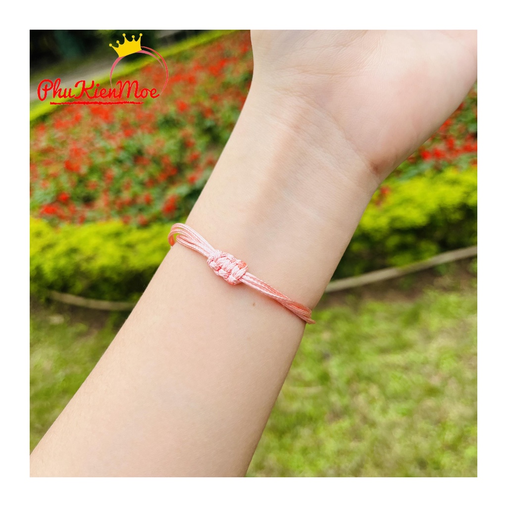 Vòng tay dây rút hình con bướm dễ thương handmade