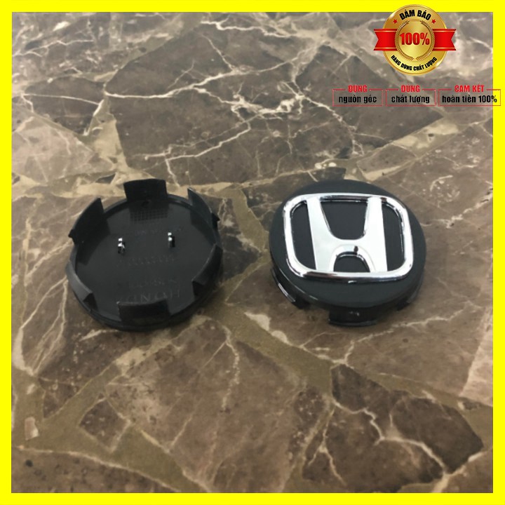 Logo chụp mâm bánh xe ô tô Honda đường kính 58mm HDA58 Phù hợp với xe City, CRV