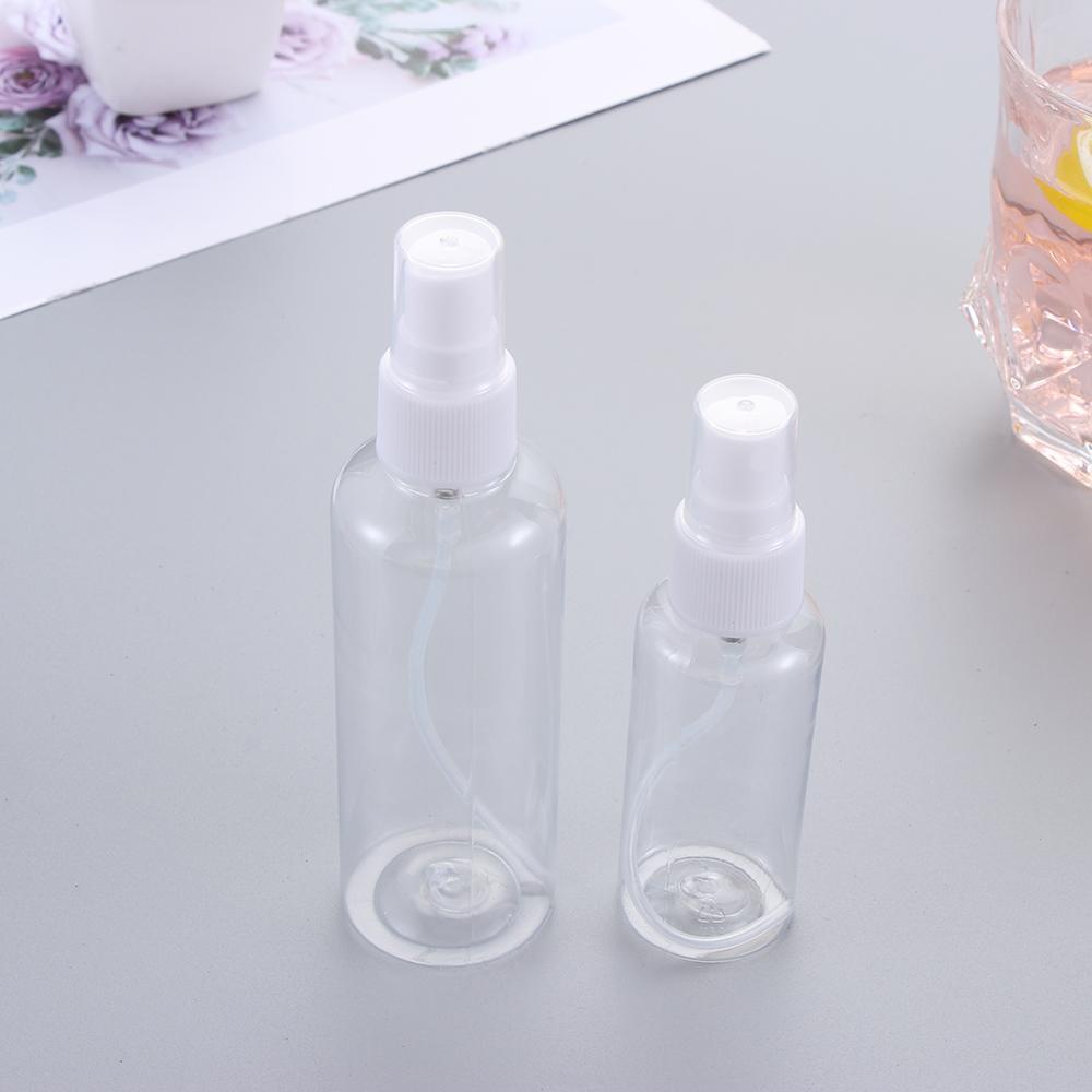SOFTNESS Set 5 Chai Rỗng Trong Suốt Dạng Xịt Đựng Dung Dịch Khử Trùng