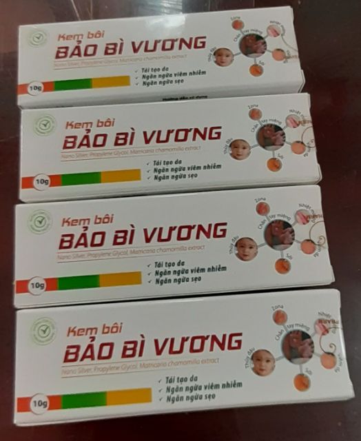 BẢO VÌ VƯƠNG kem bôi zona,thủy đậu,chân tay miệng,sởi tuýp 10g