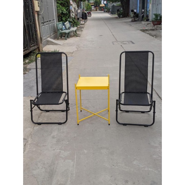 Bàn Cafe Mặt Vuông Mâm Rời Đủ Màu