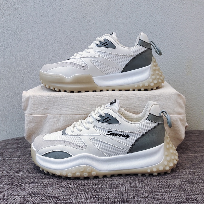 Giày thể thao nữ sneaker trắng đế đinh nhỏ phong cách Hàn Quốc năm 2022 size 36-40 [017]