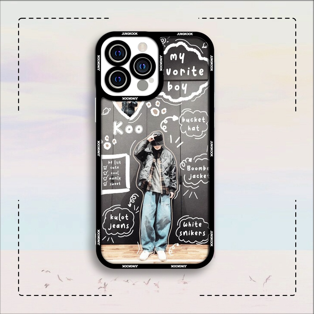 Ốp lưng iphone cạnh vuông JM CASE Idol KPOP BTS Jungkook cool ngầu 6/6pl/6s/6spl/7/7pl/8/8pl/x/xs/11/12/13/pro/max