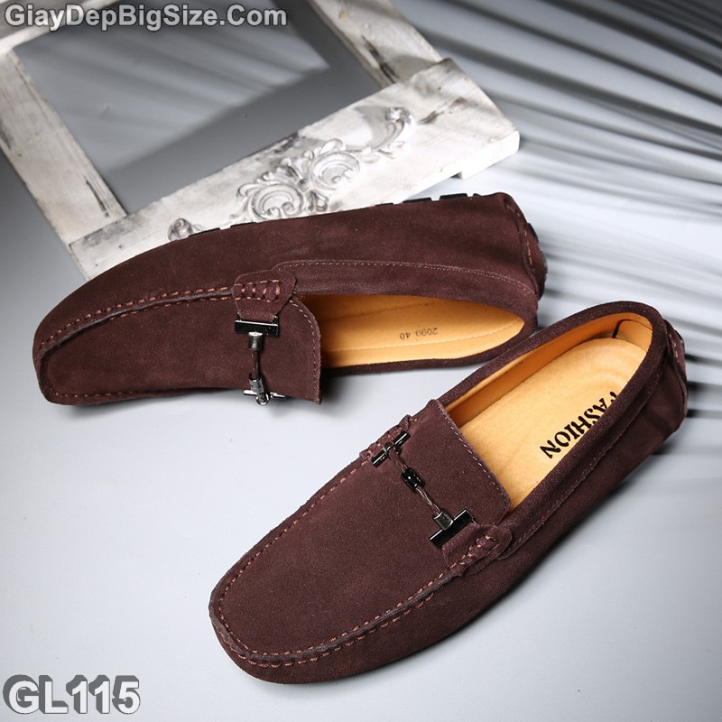 Giày mọi xỏ, giày lười big size cỡ lớn EU:46-47 cho nam chân to bè | BigBuy360 - bigbuy360.vn