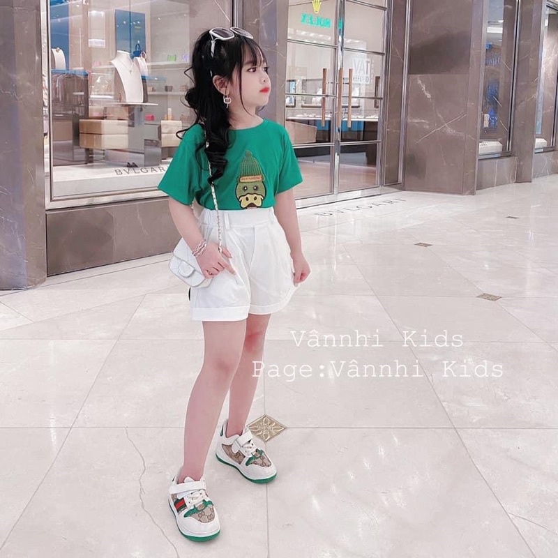 [SET BÉ GÁI] Bộ vịt kèm quần sooc 8-28kg ( không kèm đai) cho bé gái