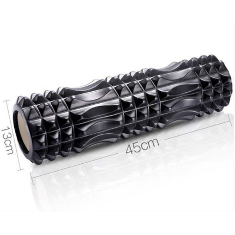 Con lăn Yoga Massage Foarm Roller, ống trụ lăn xốp thể thao giãn cơ có gai roam rollet cao cấp