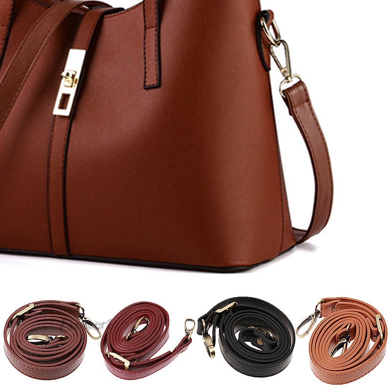 [Fenteer1] Túi Xách Da Màu Cà Phê Có Móc Đeo Thắt Lưng DIY