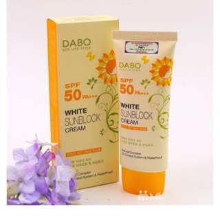 Kem chống nắng trắng da White Sunblock Cream Cao cấp Hàn Quốc 70ml - Hàng chính hãng
