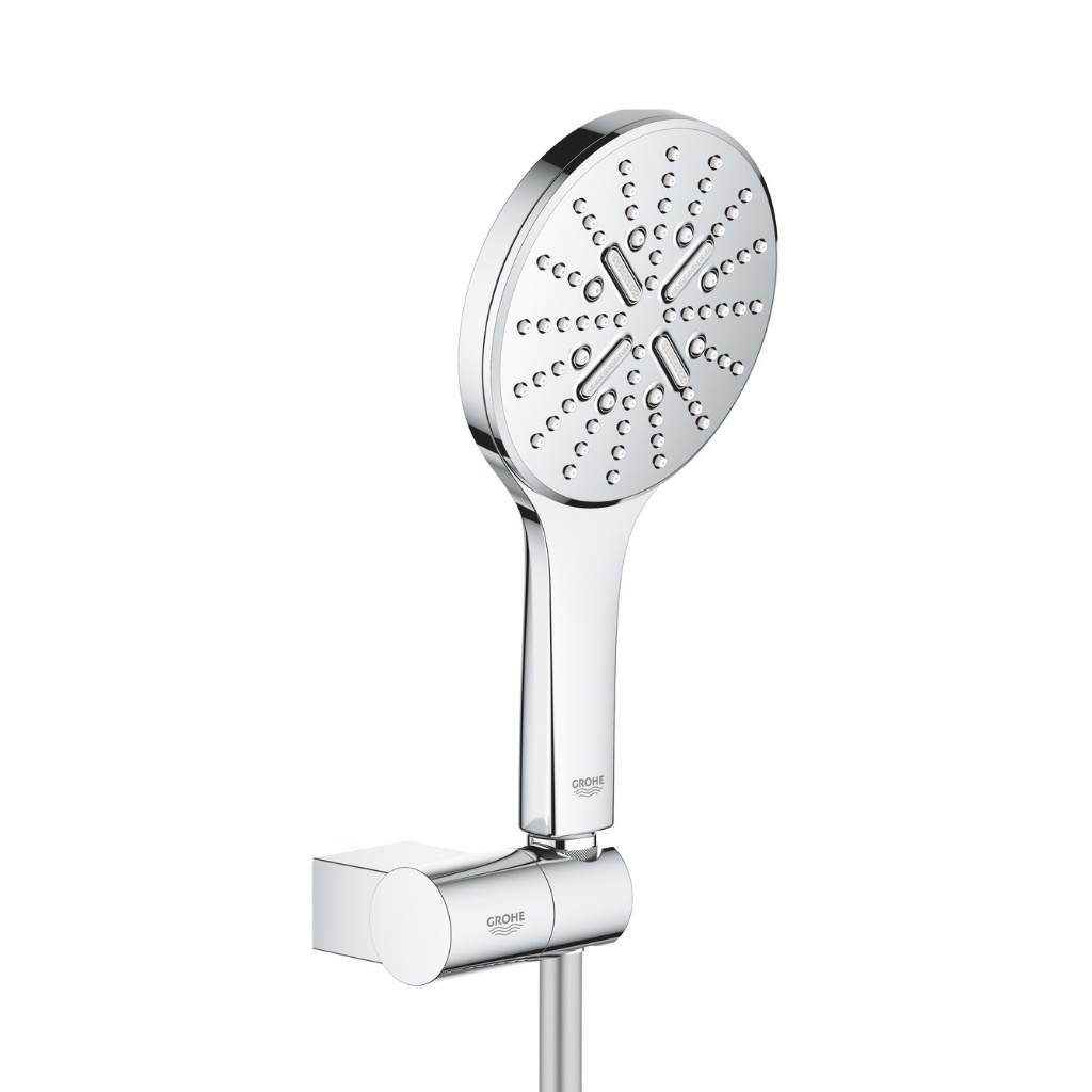 Bộ Tay Sen 3 Chế Độ Kèm Gác Sen Gắn Tường GROHE RAINSHOWER SMARTACTIVE 130 - 26580000