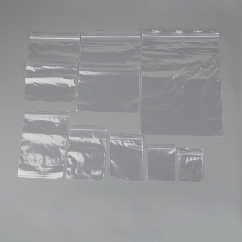 Set 100 Túi Zip Nhựa Trong Suốt Kích Thước 5 * 7cm / 6 * 8cm / 7 * 10cm
