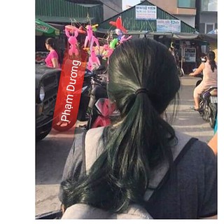 Thuốc nhuộm tóc ĐEN KHÓI, ĐEN RÊU