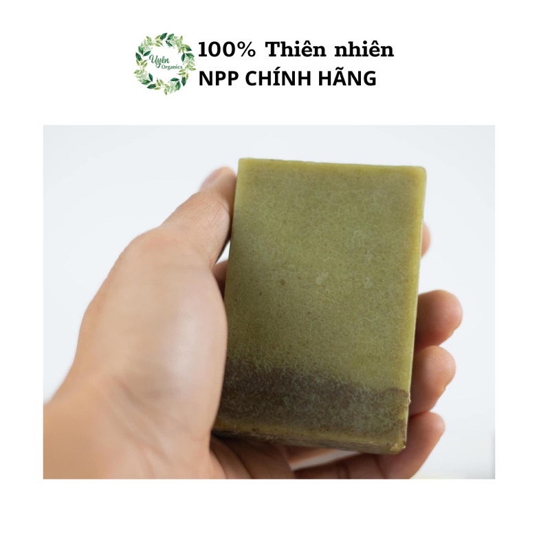 Xà bông tía tô thiên nhiên hữu cơ organics handmade an toàn lành tính thảo dược giảm ngứa giảm mụn