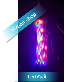 Dây led nháy đuổi 45CM trang trí oto ,xe máy,xe đạp điện 12V DC