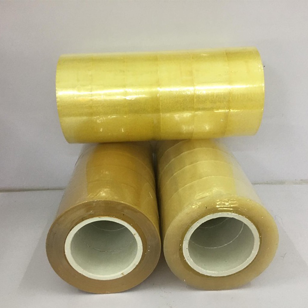Combo Băng Dính 2.3kg/Cây 6 Cuộn Dán Thùng