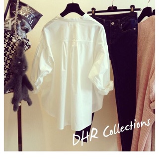 <ORDER> Áo Sơ Mi Dáng Rộng Basic