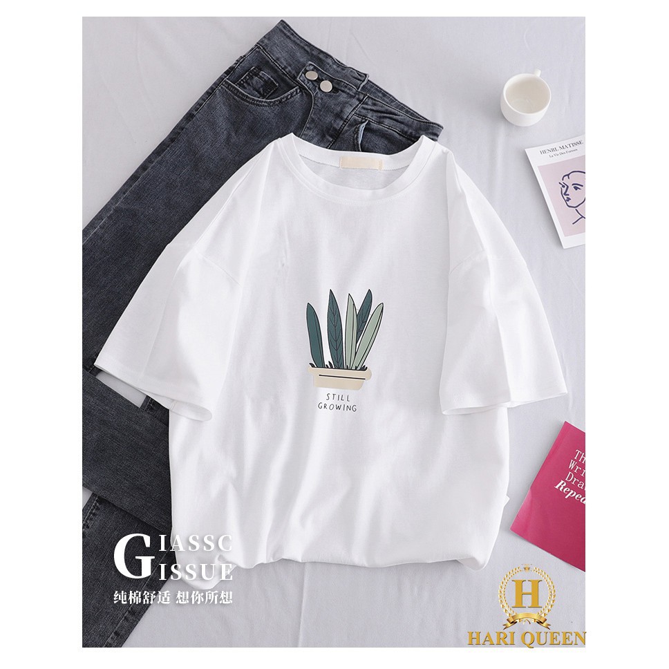 [FREESHIP ĐƠN TỪ 50K] Áo phông chậu cây lá Still HARI0420