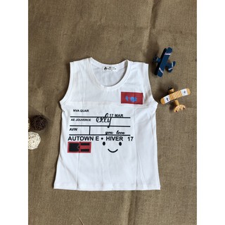 [SIÊU RẺ SIÊU ĐẸP] Aó sát nách bé trai nhí (sz8-22kg)