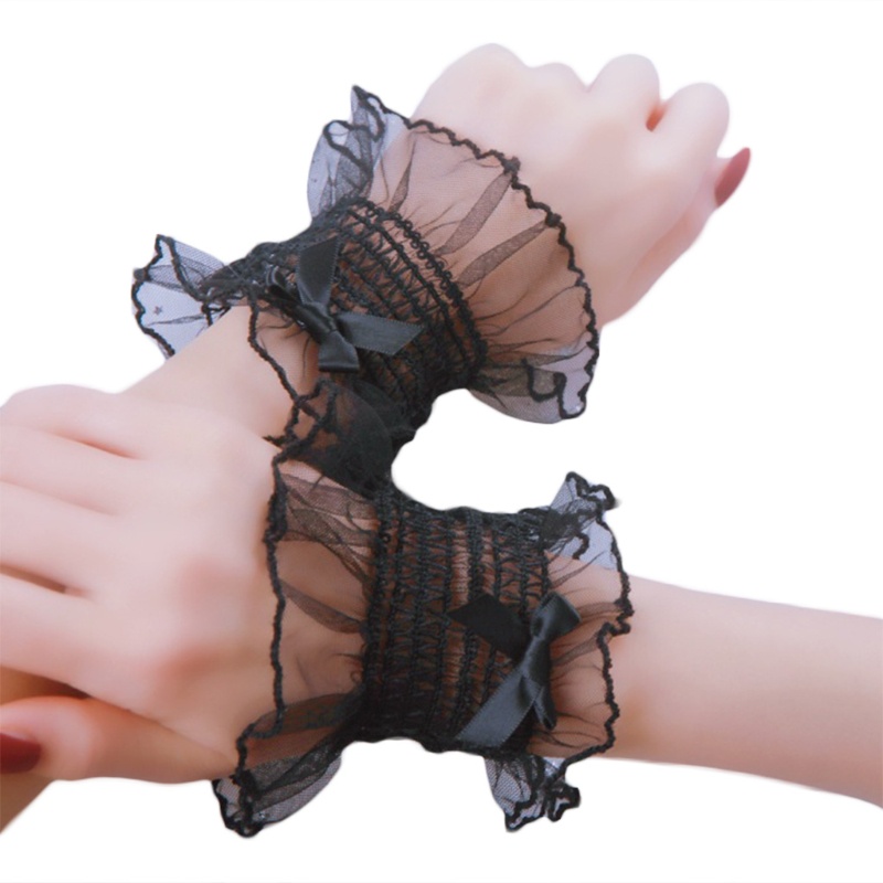 Vòng Ren Tay Phồng Màu Sắc Ngọt Ngào Phong Cách Lolita