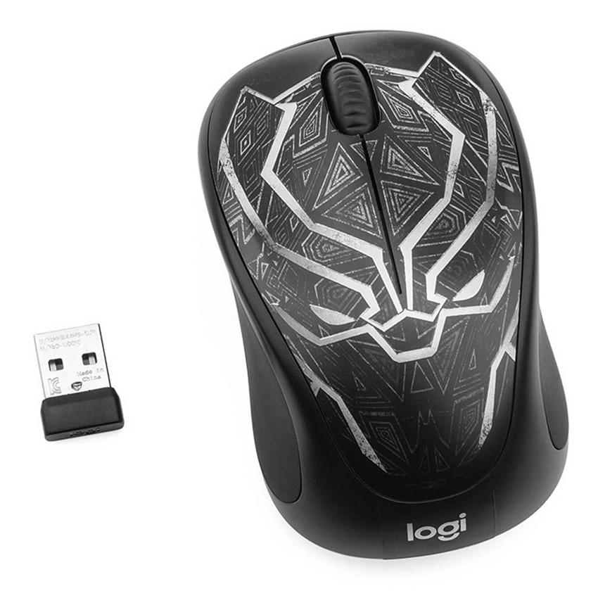 Chuột Quang Không Dây Logitech M238 Black Panther,CAPTAIN AMERICA,IRON MAN,SPIDER MAN,dùng laptop,PC,bảo hành 12 tháng