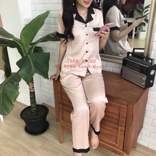 T1102 Pyzama lụa TNQD