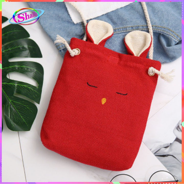 Túi đeo vao chéo bố mini tai thổ đáng yêu thời trang SD4 Shalla