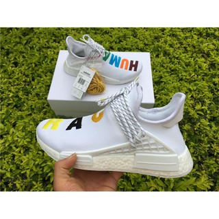 (FULLBOX) Giày thể thao ADIDAS NMD HUMAN RACE trắng