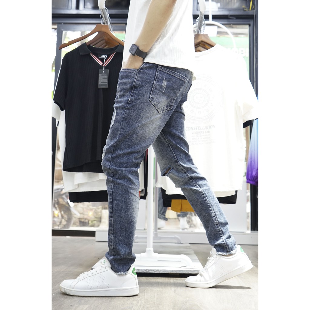 [Mã FAMALLT5 giảm 15% đơn 150K] Quần Jean Slimfit T9 kiểu dáng thể thao nam N7 phong cách thời tranng đường phố 2020 | BigBuy360 - bigbuy360.vn