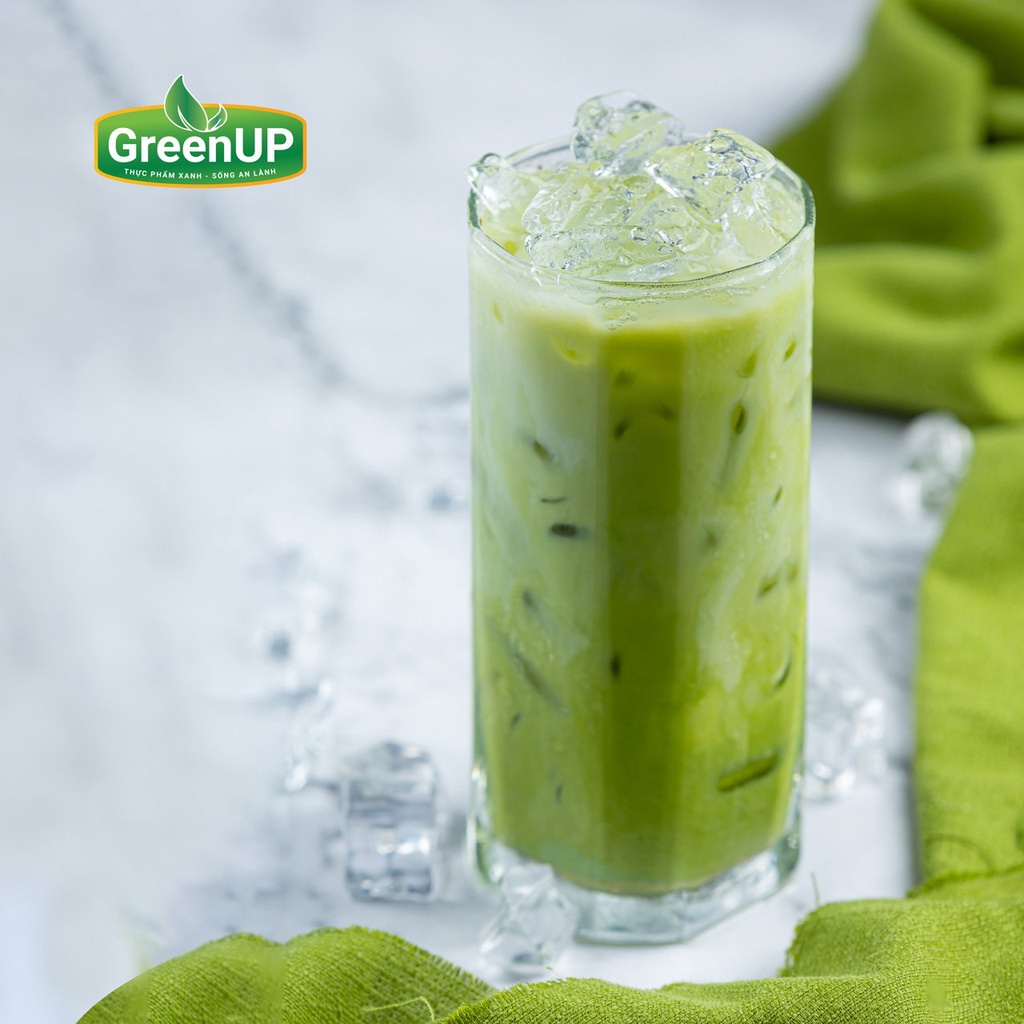 Bột Rau Má Đậu Xanh GreenUP- 1 Hộp 180g - - Rau Má Tươi Nguyên Chất - RMDXH01