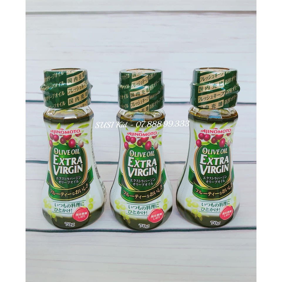 DẦU OLIVE EXTRA VIRGIN nội địa Nhật 70G