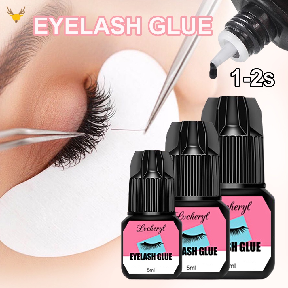 Keo Dán Nối Mi Nhanh Khô Màu Đen 5ml 1-2 Giây