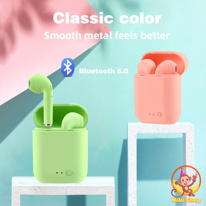 Wireless Bluetooth headset Mini-2 TWS Bluetooth 5.0 Earphone Matte Macaron Earbuds With Mic Charging Box Headset Wireless Headphones