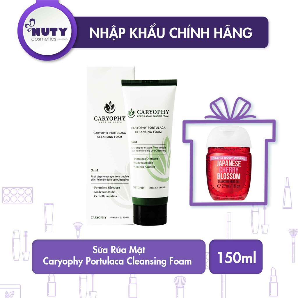 Sữa Rửa Mặt Caryophy Portucala Cleansing Foam (150ml)