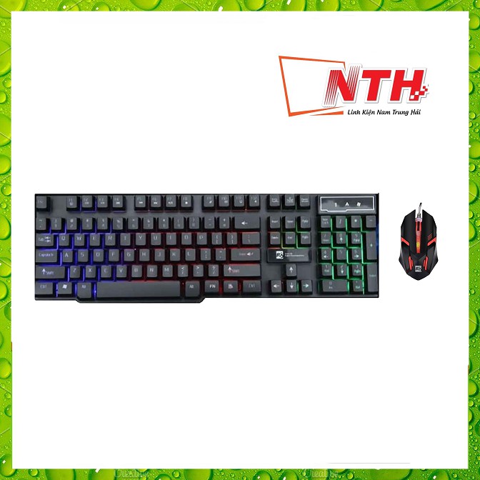 Deal HotBàn Phím Giả Cơ R8 1822 + Chuột R8 1602 + Lót chơi game + Đế tản nhiệt