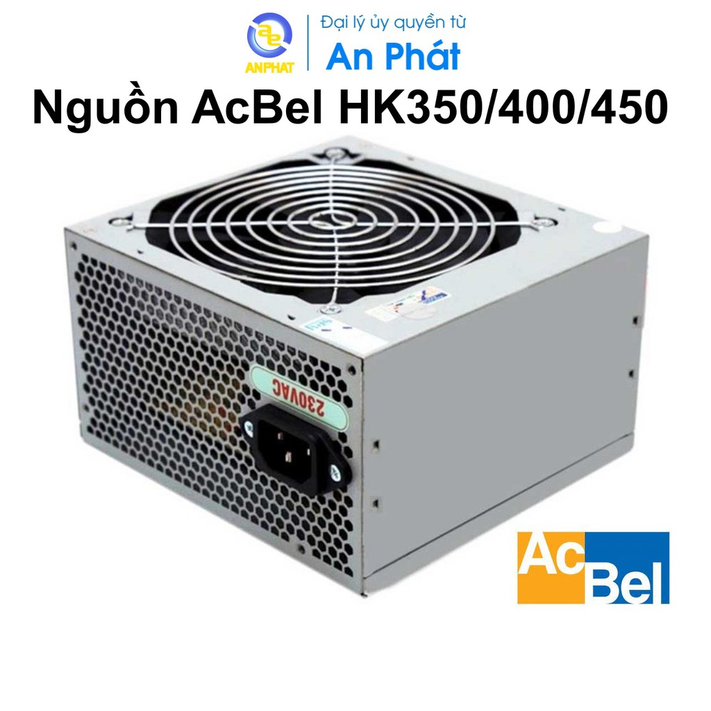 Nguồn máy tính AcBel HK 350+ / HK400+ / HK450+ (Dây dài) - hiệu suất &gt; 75%