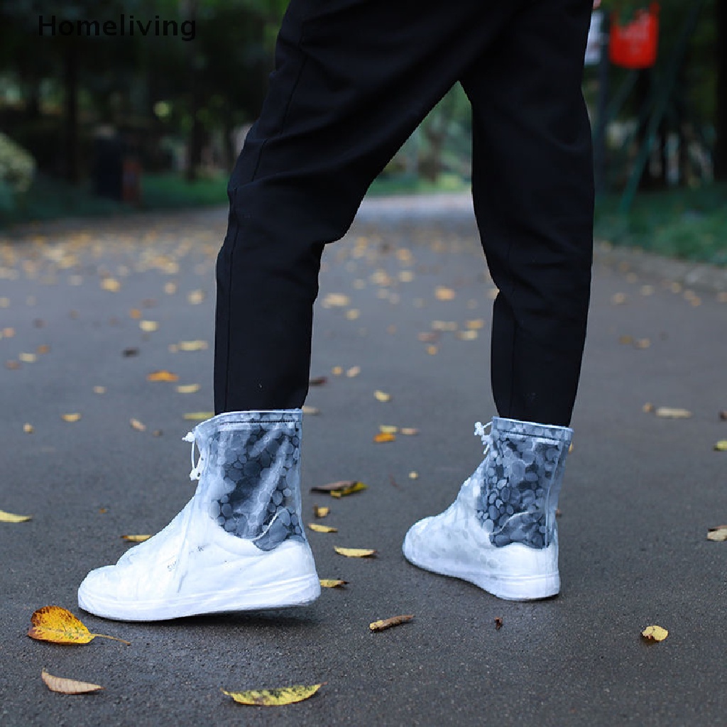 Vỏ Bọc Giày Đi Mưa Dày Dặn Chống Trượt Chống Thấm Nước Chống Mài Mòn Có Thể Tái Sử