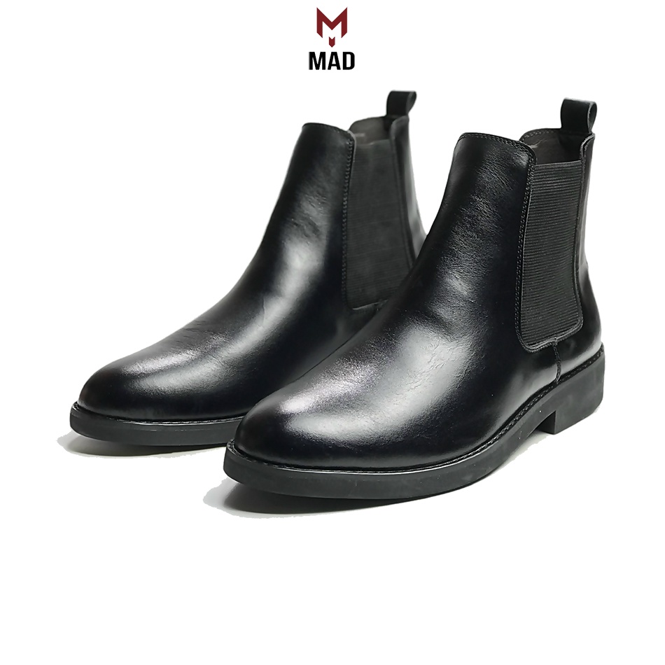 Giày tây công sở cao cổ Chelsea Boots MAD Shoes Classic nam da bò cao cấp thời trang phong cách