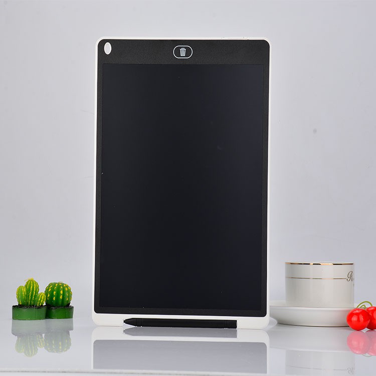 Bảng viết, bảng vẽ điện tử LCD cỡ lớn 12 inch ghi nhớ việc quan trọng, làm quà tặng cho bé