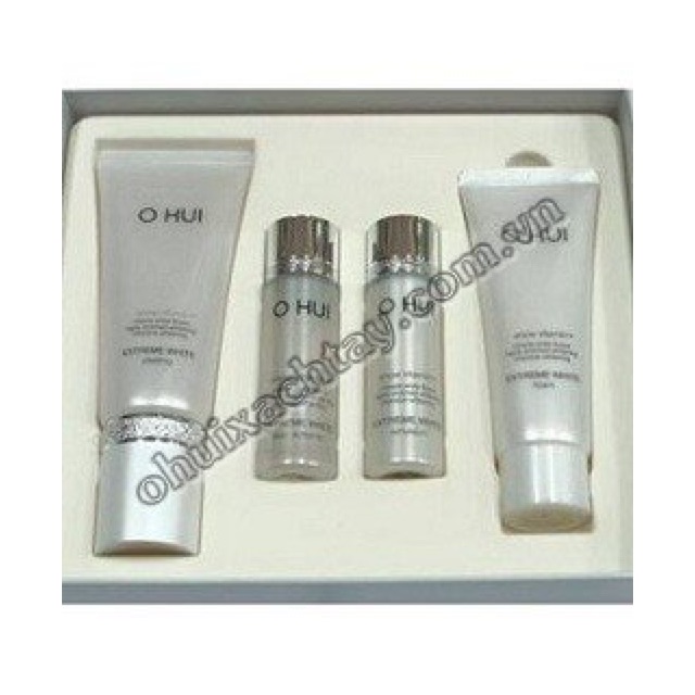 Set kỳ da chết Ohui Extreme White Peeling Snow Vitamin Special  